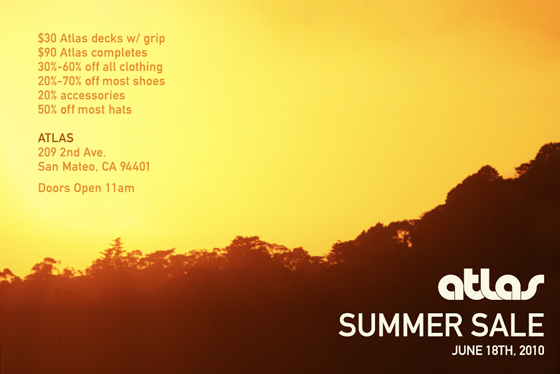 Atlas Summer Sale